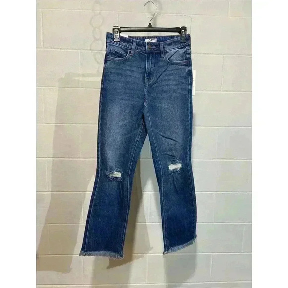 OAT New York/Black Orchid Women's Jeans BUNDLE 25 Distressed Raw Hem Stylish NEW - Picture 3 of 14